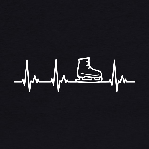 Skate Heartline Heart Beats for Ice Skating by samshirts